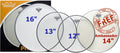 (N) Remo Clear Emperor Tom Pack 12", 13", 16" + Free 14" Ambassador Coated