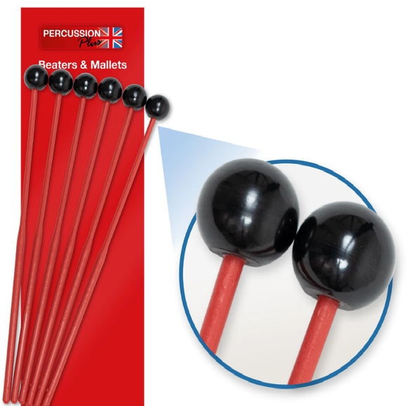 Percussion Plus (PP066) Hard Plastic Beaters - Pack of 6