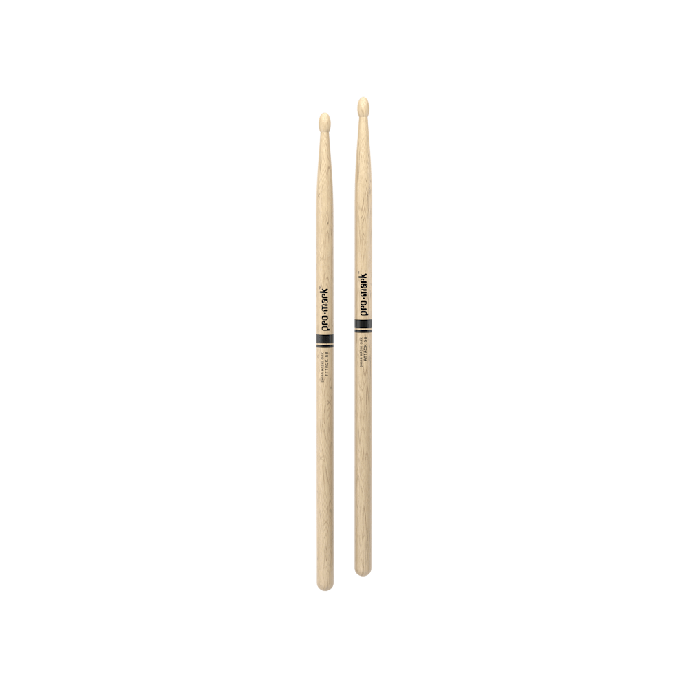ProMark PW5BW Shira Kashi Oak 5B Classic Attack Drumstick - Oval Wood Tip