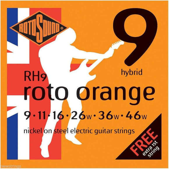 Rotosound RH9 Roto Hybrid Orange 9 - 46 Electric Guitar Strings