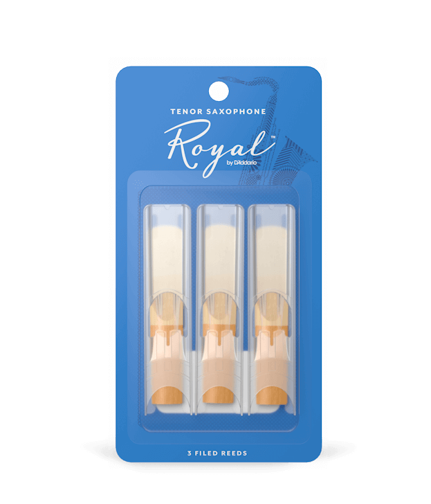 Royal By D'Addario 2.5 Bb Tenor Saxophone Reeds - Pack of 3