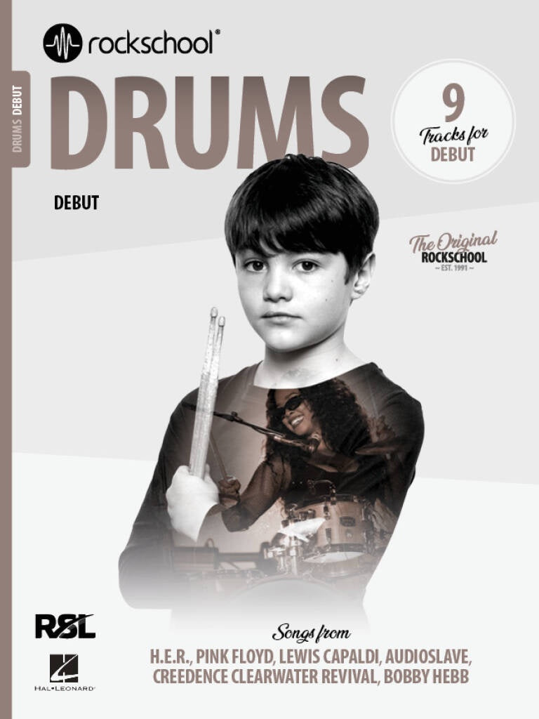RSL Rockschool Drums From 2024 - Debut Grade