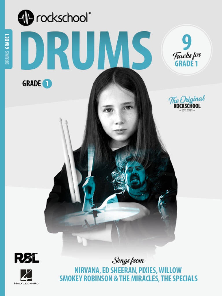 RSL Rockschool Drums From 2024 - Grade 1