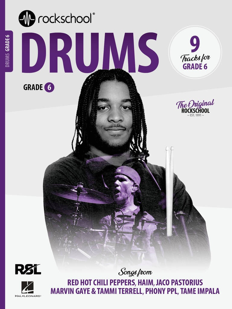 RSL Rockschool Drums From 2024 - Grade 6