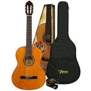 Valencia (VC103KNA) 3/4 Classical Guitar Pack - Bag & Clip Tuner