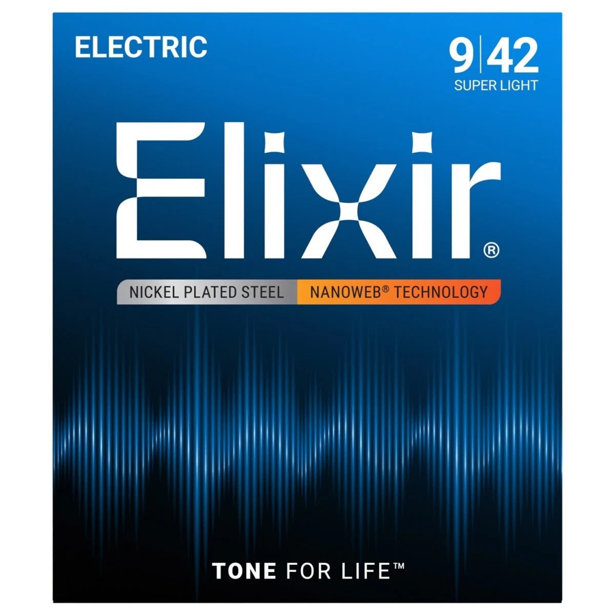 Elixir Nanoweb 9-42 Super Light Electric Guitar Strings