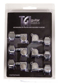 TGI (TG416C) Guitar Machine Heads - 6 In Line  - Chrome