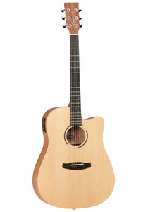 Tanglewood Roadster II (TWR2-DCE) Dreadnought Electro Acoustic Guitar - Natural Satin