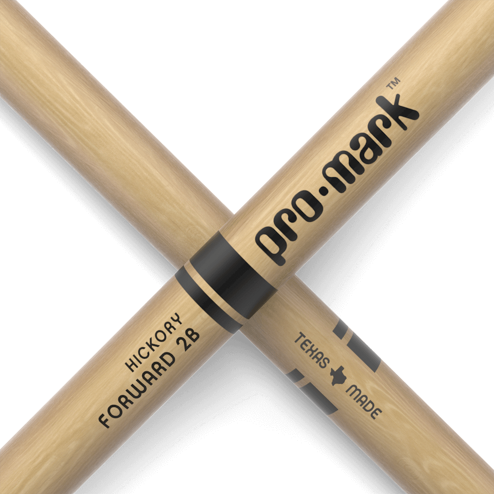 ProMark TX2BW Classic Forward 2B Hickory Drumstick - Oval Wood Tip