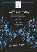 Two's Company - Two Alto Saxophone- 16 little duets for two equal instruments op. 157B