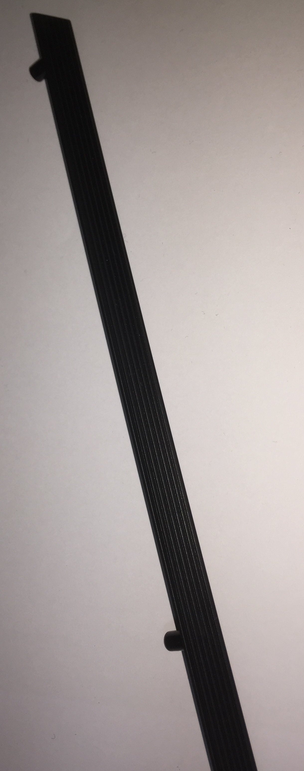 WY799901 music stop rail assembly - black