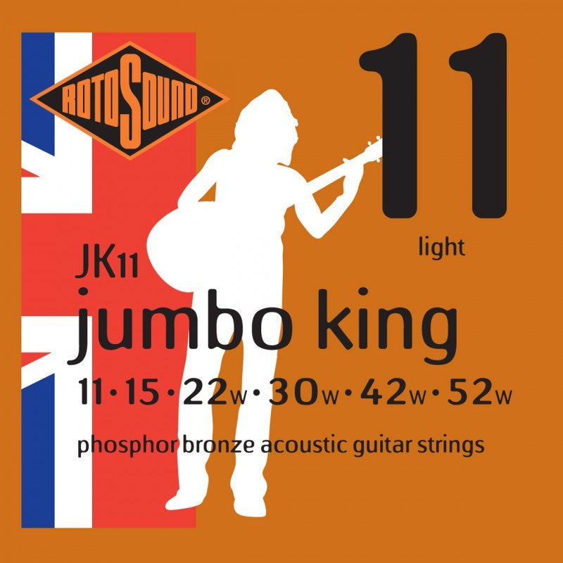 Rotosound JK11 Jumbo King Light Phosphor Bronze 11 - 52