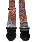 LG Squares 2" Webbed Guitar Strap *D
