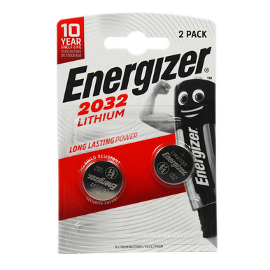 Energizer CR2032 Tuner Batteries - Pack of 2