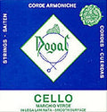 Dogal 3/4 - 4/4 Cello String Set - Green Label