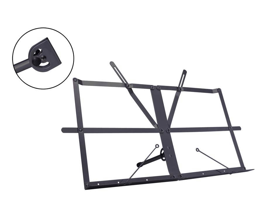Folding Table Top Music Stand - Black