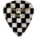 Fender 351 Single Checker Graphic Medium Plectrum - Premium Celluloid