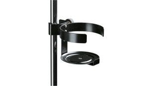 K&M (16020) Clamp On Drinks Holder - Black