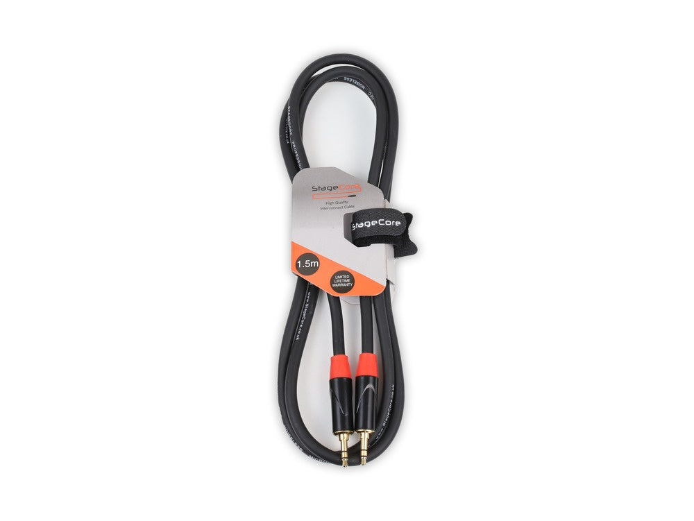 Stagecore 1.5m 3.5mm Stereo Mini Jack - 3.5mm Stereo Mini Jack Aux Cable