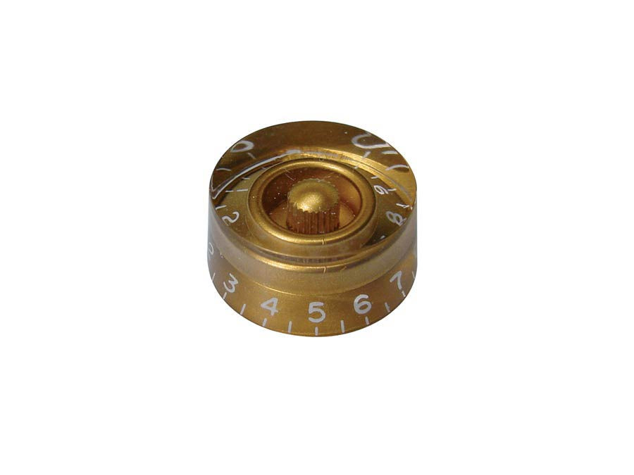 Boston KG-110 Transparent Gold SG / LP Speed Knob / Hatbox - Metric