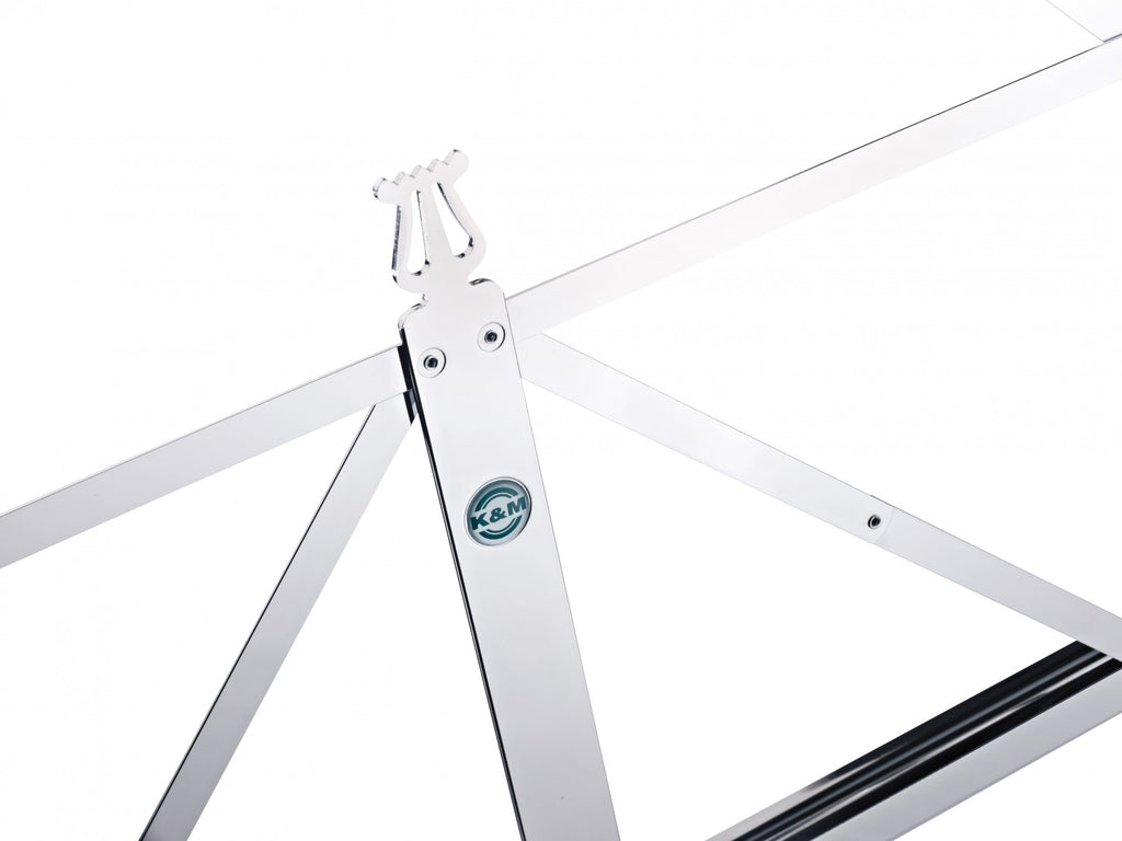 K&M 107N Heavy Duty Music Stand - Nickel Finish