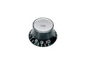 Boston KB-130-T Black SG Bell Style Tone Control Knob - Metric