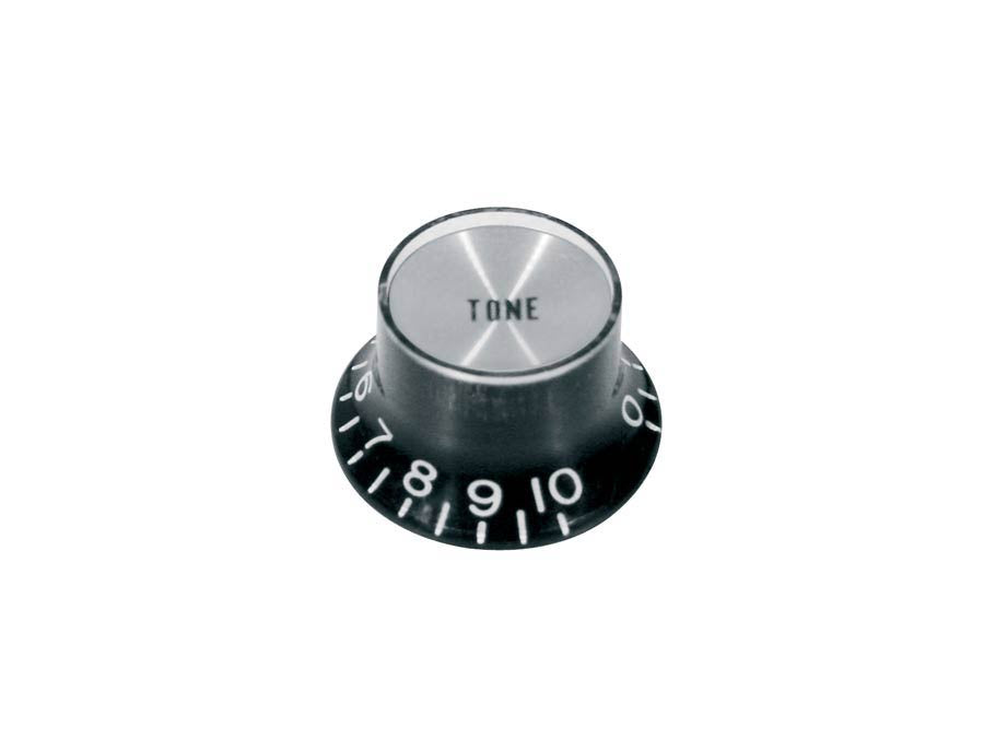 Boston (KB-134-T) Black SG Bell Style Tone Control Knob - Inch