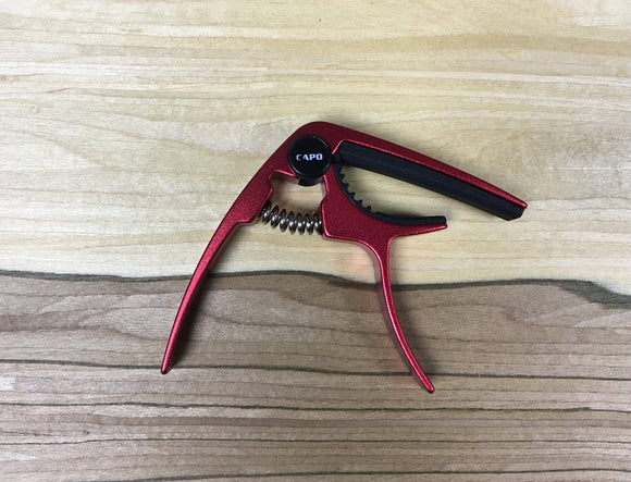 Red Acoustic / Electric Guitar Capo
