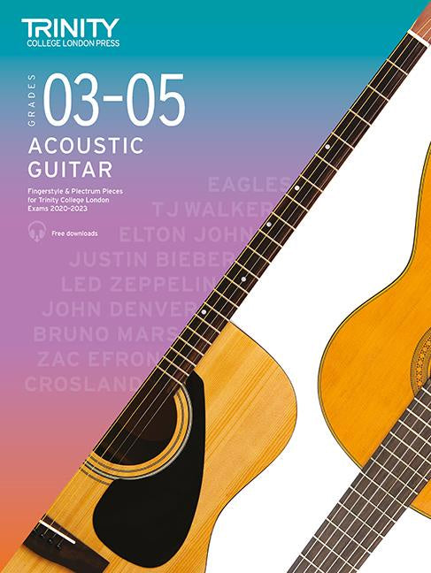 Trinity Acoustic Guitar Exam Pieces 2020-2023 - Grades 3-5