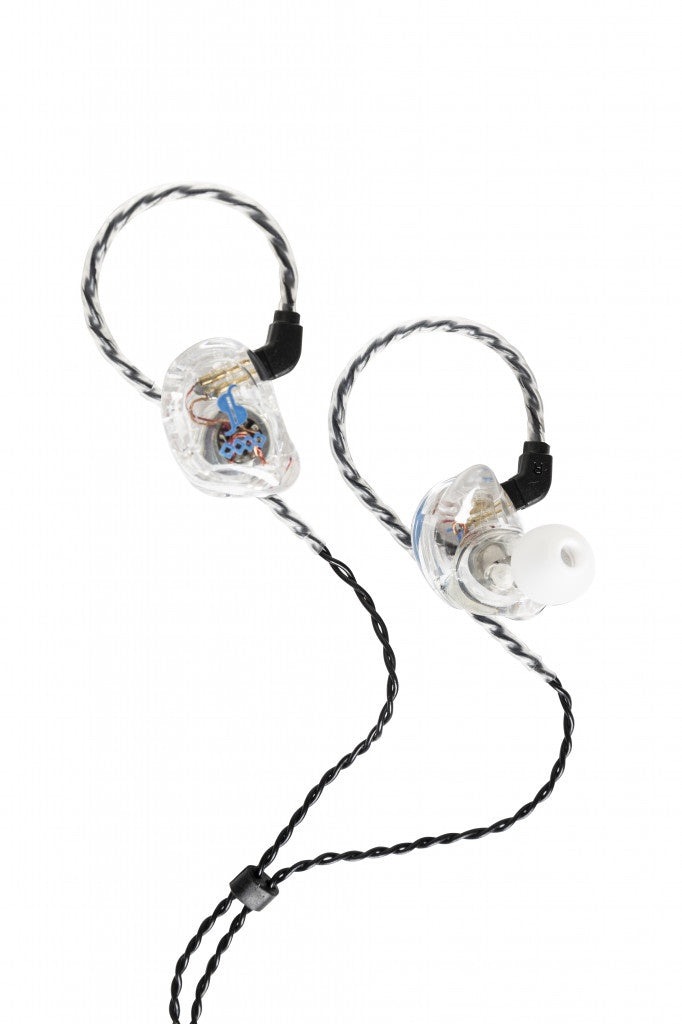 Stagg SPM-435-TR 4 Driver In Ear Monitors / Earphones - Transparent