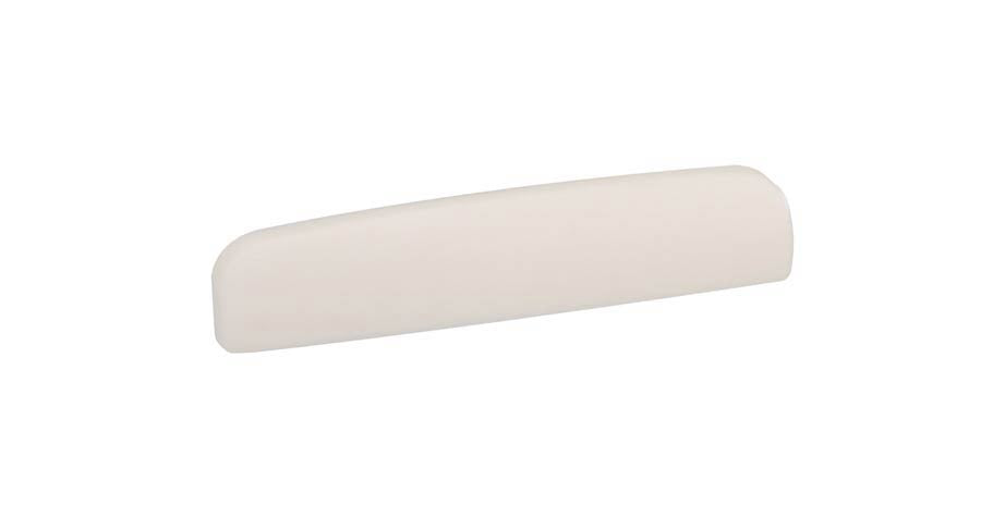 Bone 43mm Electric Guitar Top Nut - Shaped, No String Slots