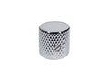 Flat Top Metal Guitar Control Knob - Chrome