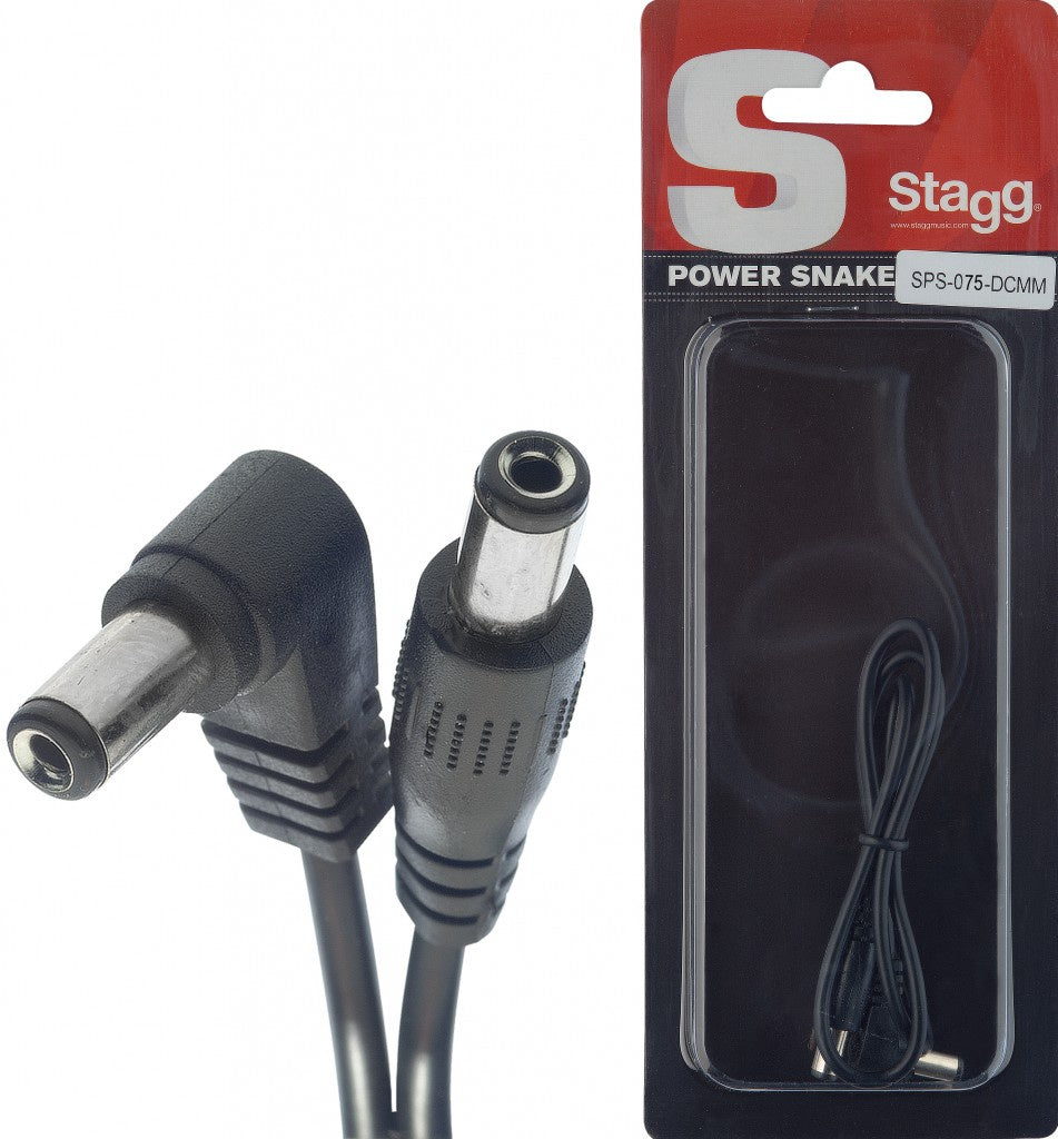 Stagg SPS-075-DCMM 75cm Single Effects Pedal DC Power Cable