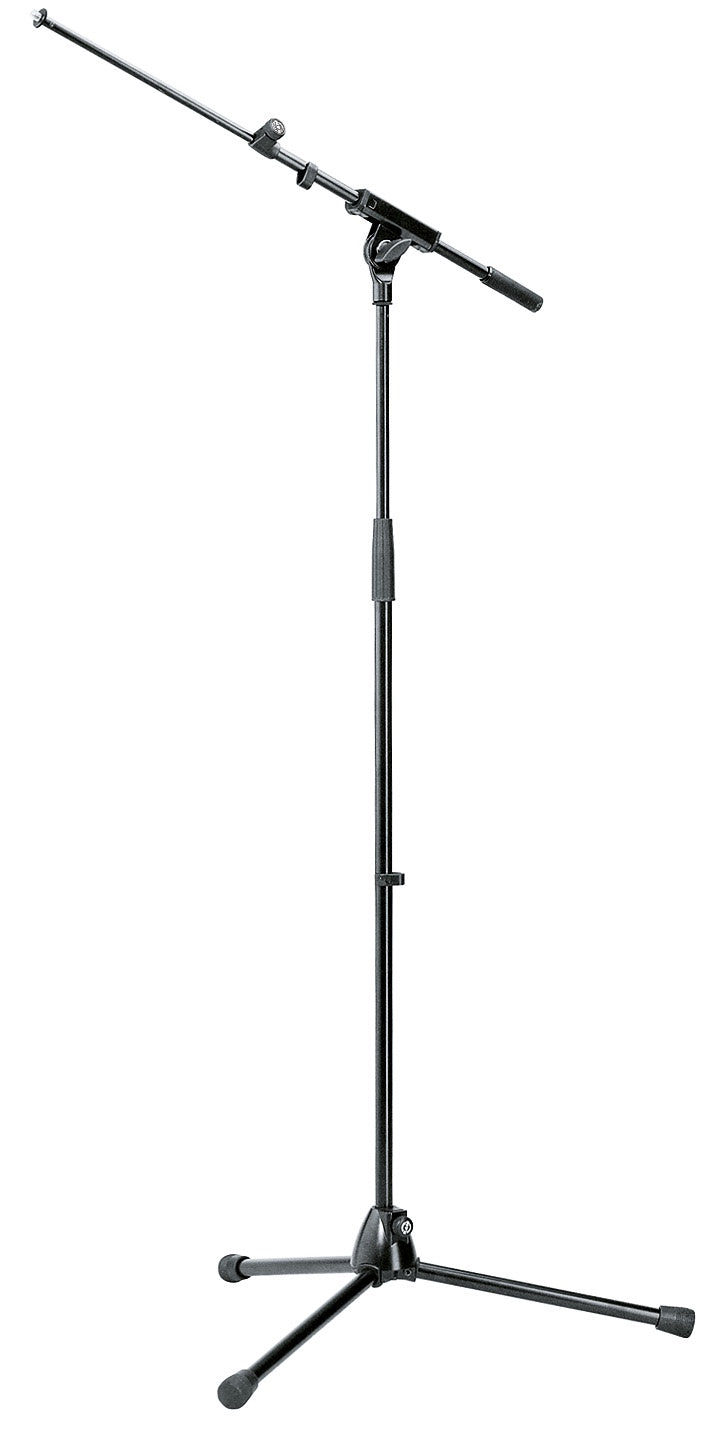 K&M Topline (21080 / 210/8) Telescopic Boom Microphone Stand - Black