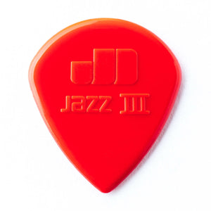 Dunlop Jazz III Red 1.38mm Nylon Plectrum