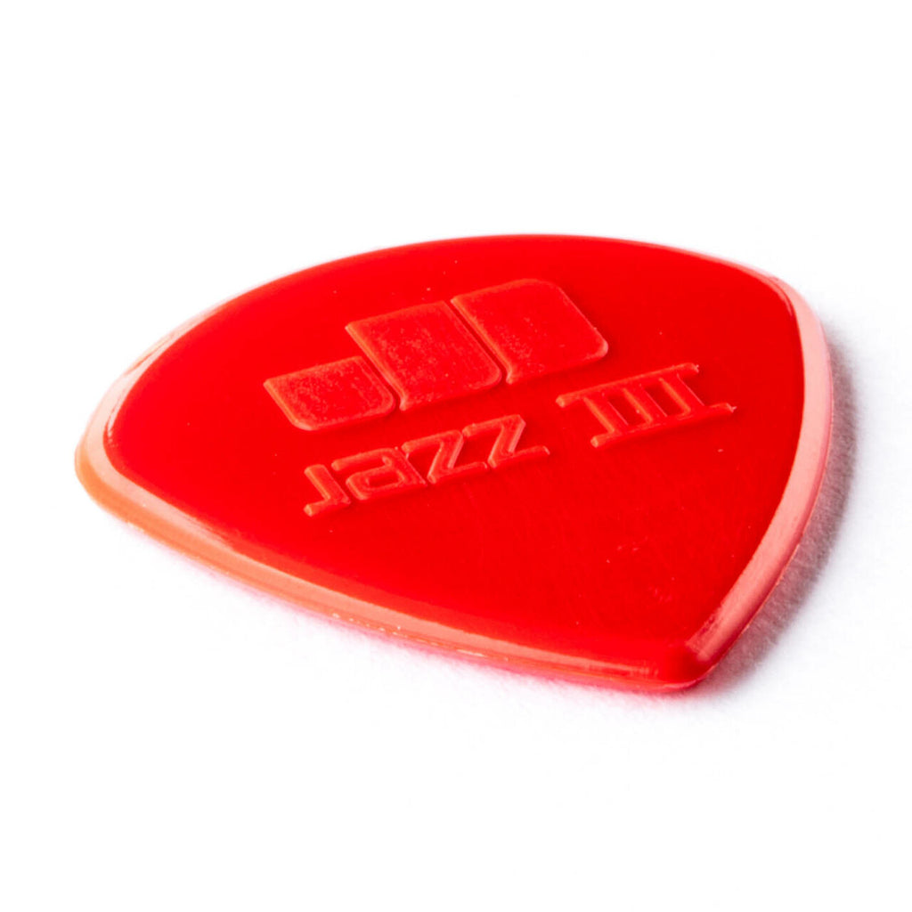 Dunlop Jazz III Red 1.38mm Nylon Plectrum
