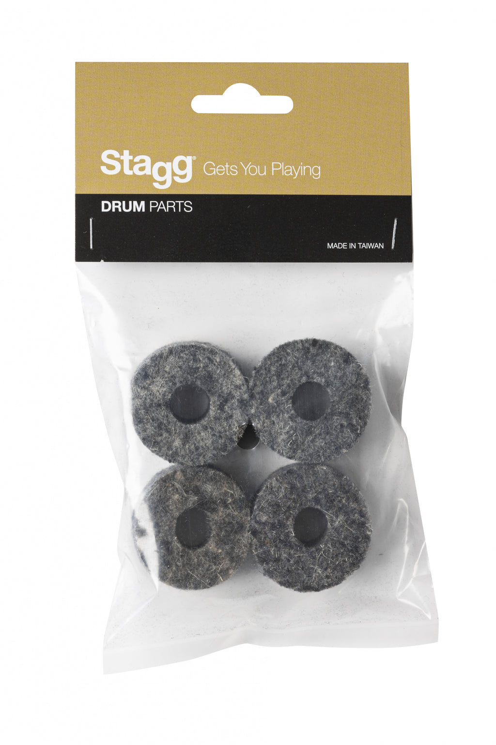 Stagg (SPRF4-4) Large Cymbal Felts - Pack of 4