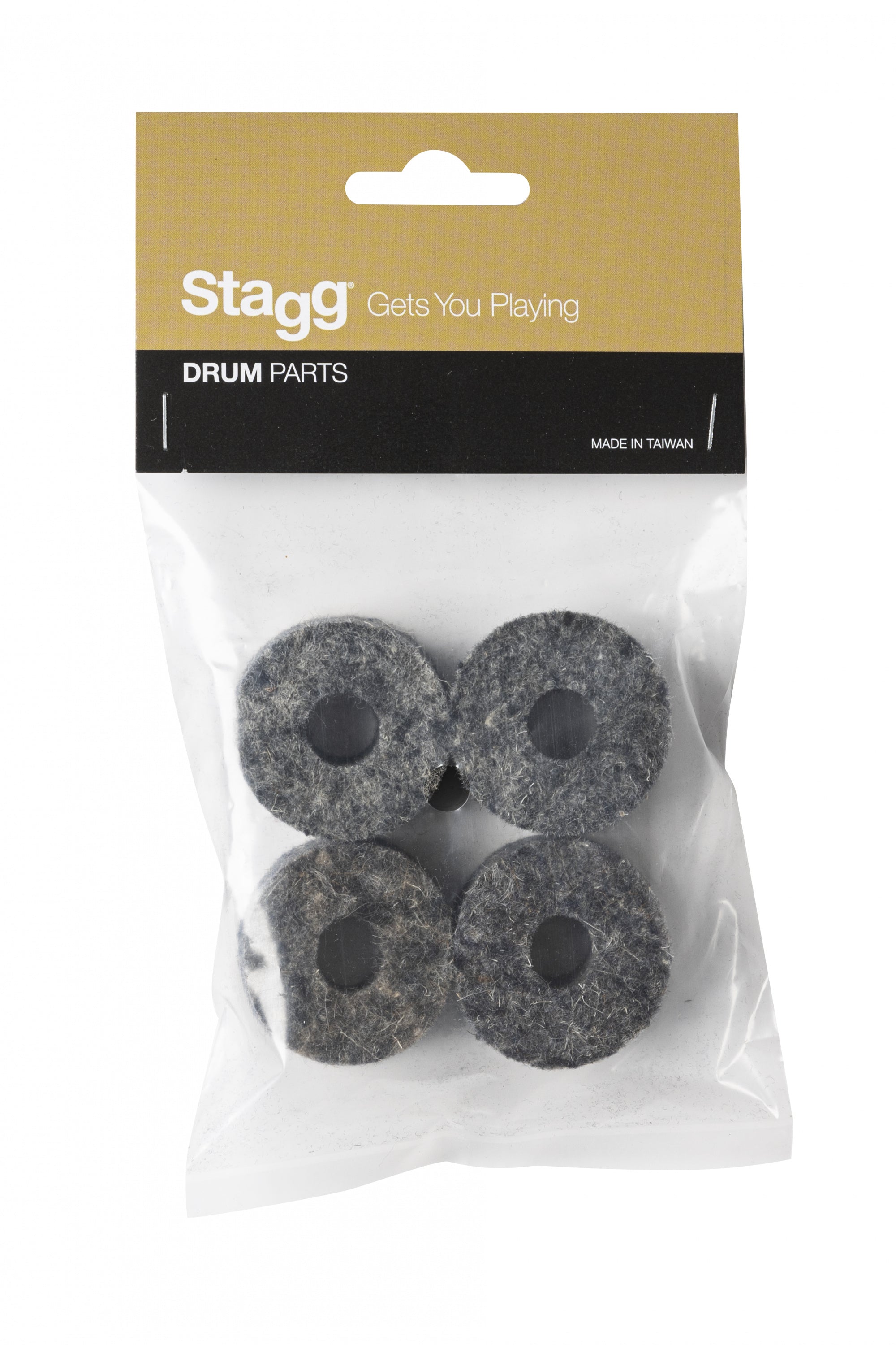 Stagg (SPRF4-4) Large Cymbal Felts - Pack of 4