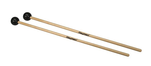 Hayman (XM-1) Soft Rubber Headed Percussion Beaters / Mallets - Black