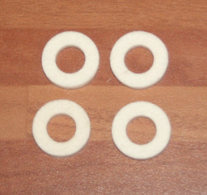 20.6mm white felt washer ( pack 4 )