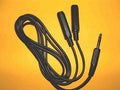 Headphone Splitter Cable  6.35mm / 1/4"  Jack - 2x Jack Sockets