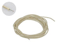 Boston / Gavitt White Waxed Cotton Braided Push Back Wire - 10ft / 3m