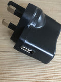 USB charger plug - single USB socket