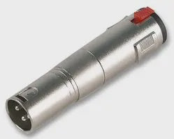 6.35mm (1/4") Jack Socket - Male XLR Adaptor