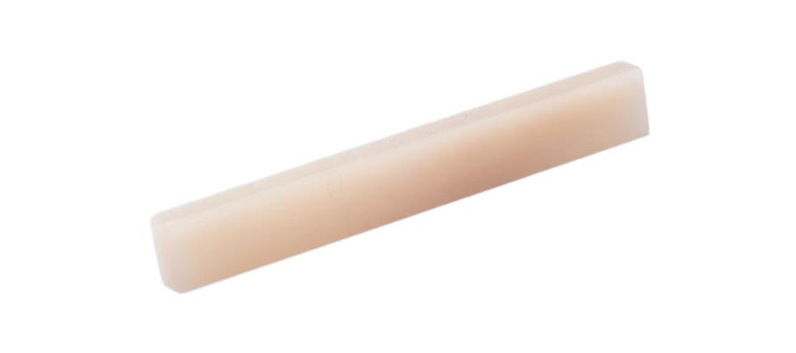Unbleached Bone Electric Guitar Top Nut Blank