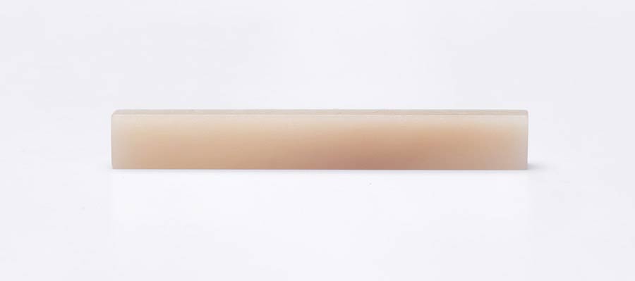 Unbleached Bone Electric Guitar Top Nut Blank