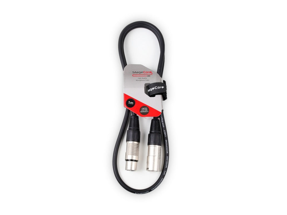 Stagecore 1m  XLR - XLR Microphone Cable