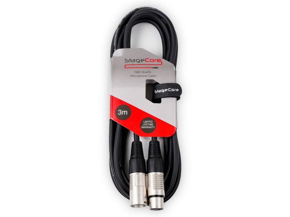 Stagecore 3m  XLR - XLR Microphone Cable