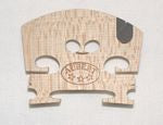 3/4 size violin bridge - ebony insert