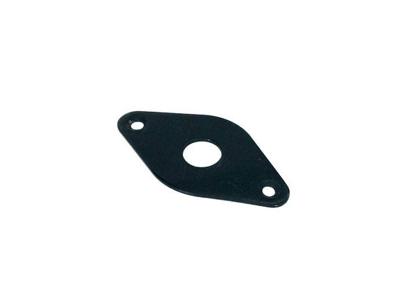 Diamond Shape Contoured Metal Jack Plate - Black